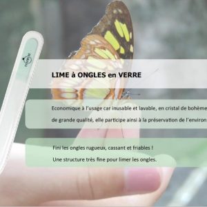 Lime à ongles en verre